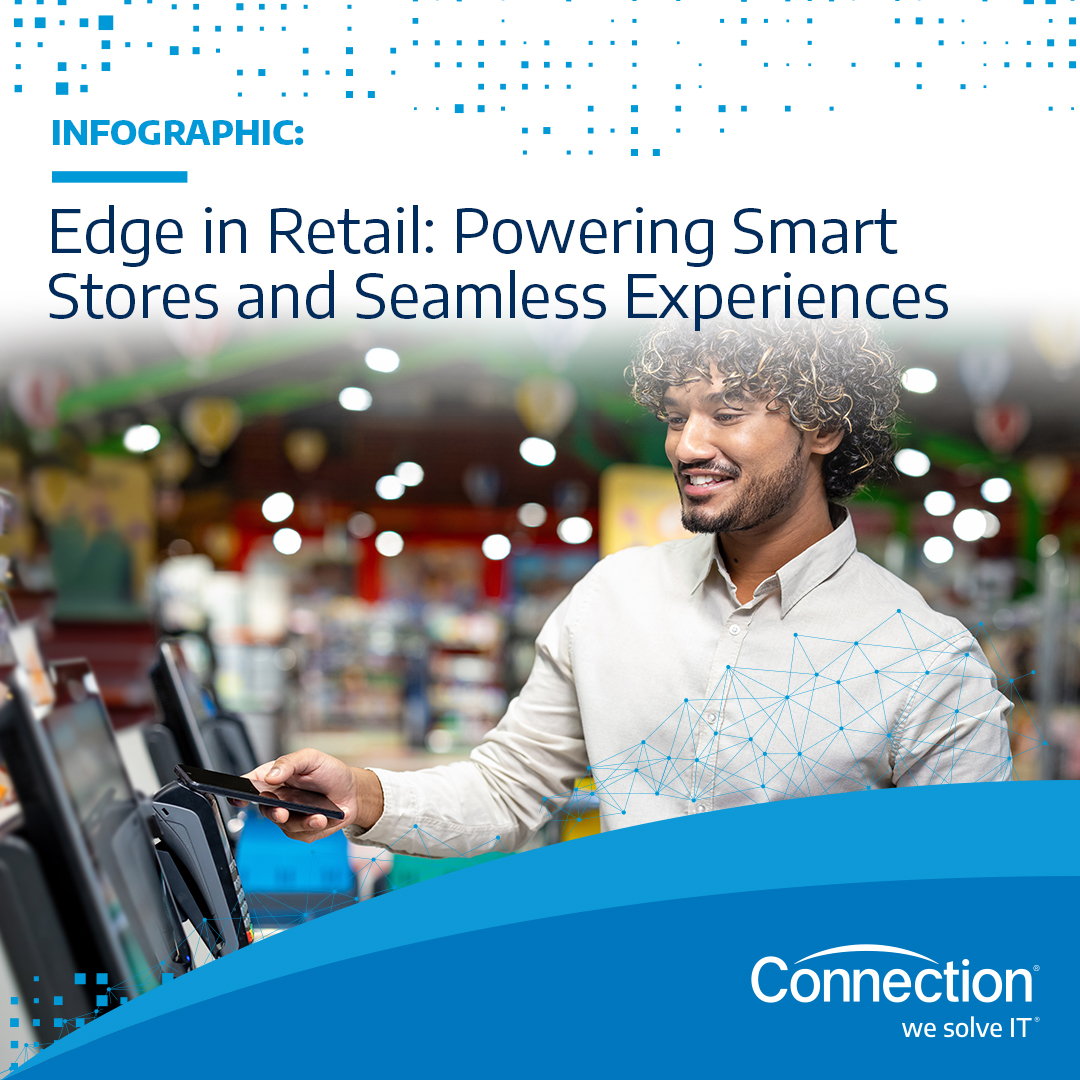 ConnectionIT's tweet image. From POS systems and self-checkout kiosks to smart cameras, handheld scanners, and more—download our infographic and learn how edge management is supporting retail IT.

👉 bit.ly/47xYzRn

#WeSolveIT #retail #technology