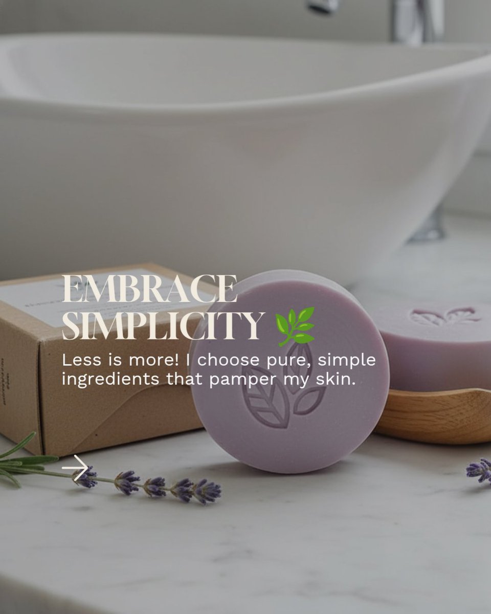 simple_soaps's tweet image. This year, I’m focusing on what truly nourishes skin — natural, gentle, and mindful care. Ready to treat yourself to wellness that feels good and does good? Explore how going back to basics can boost your skin&apos;s health. 💚🛁