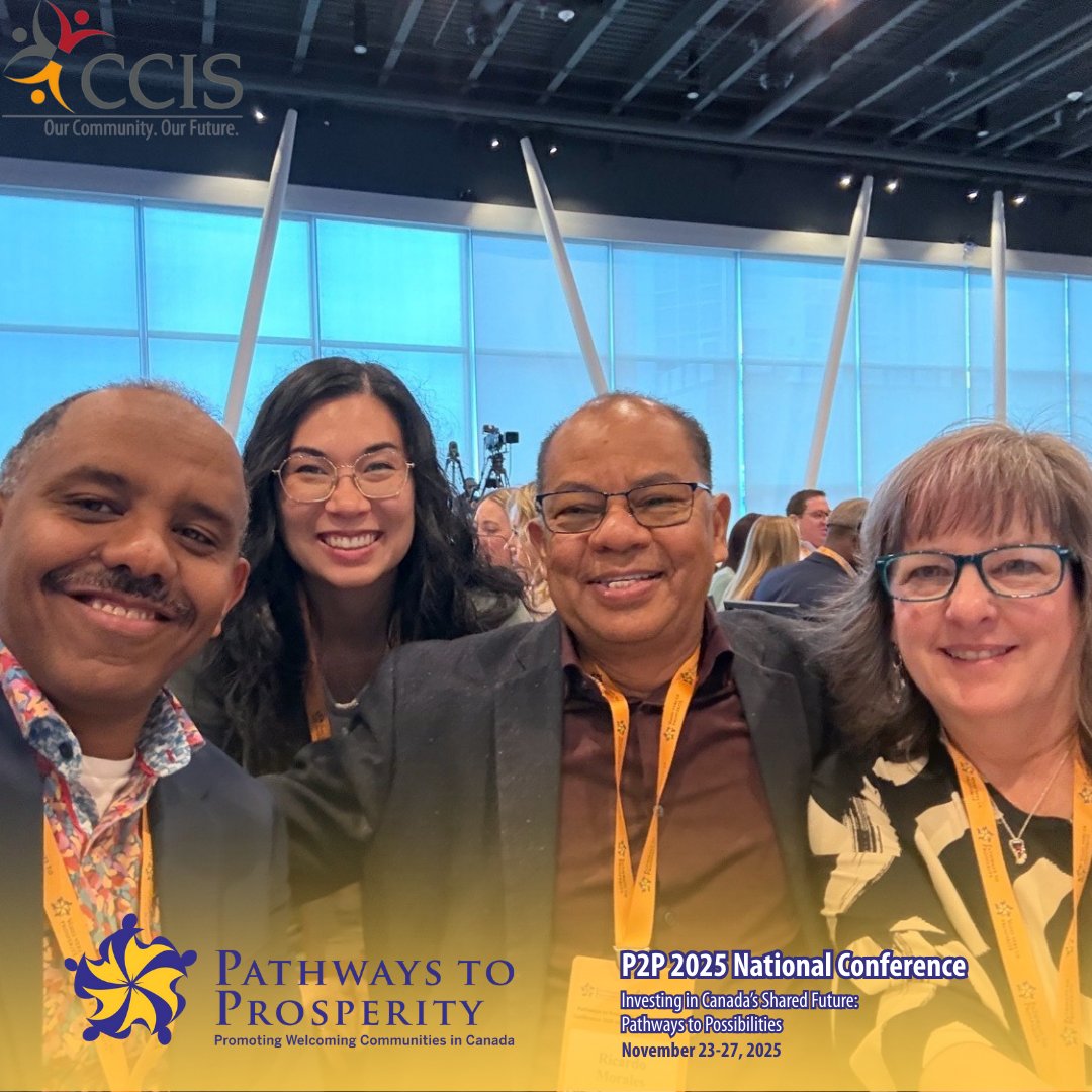 CCISAB's tweet image. From Halifax, our team is proud to join settlement practitioners, immigration professionals &amp;amp; research institutes at the @P2PConnects #P2PConference . Excited to share ideas &amp;amp; bring back insights to strengthen programs for newcomers.
ow.ly/O3lt50XxCwV
#vvpconference #CCIS