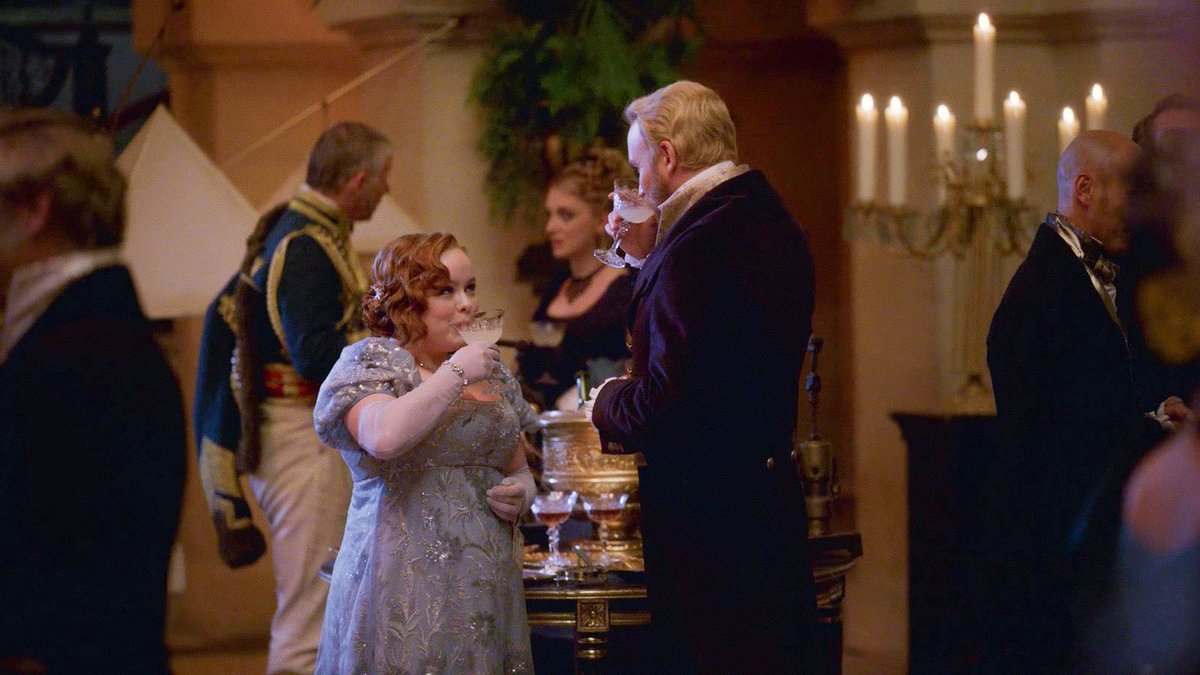 thinkercolinb's tweet image. oh, violet bridgerton, the polin shipper that you are!🫡💛