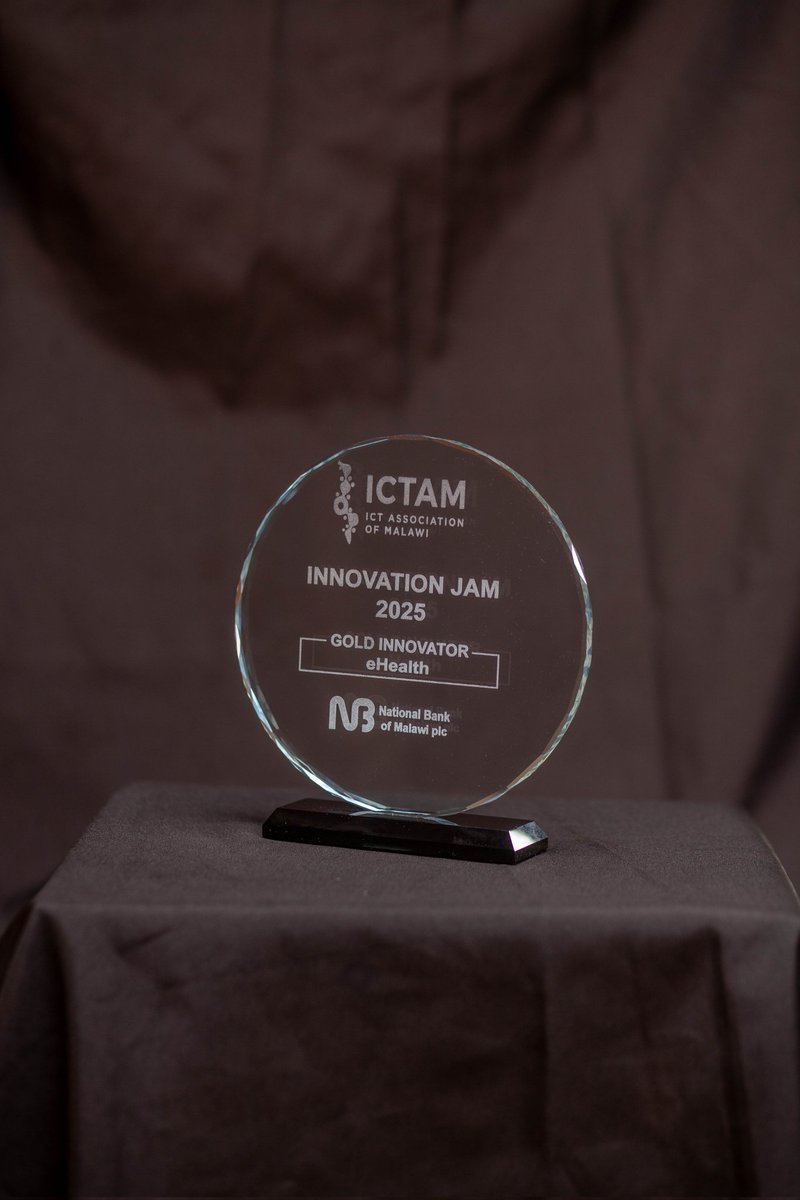 nthanosystems's tweet image. Our software, The National Digital Health System (NDHS), has been recognized as Malawi&apos;s Best eHealth Innovation of the year, 2025 by @ICTAM265 (ICT Association of Malawi)