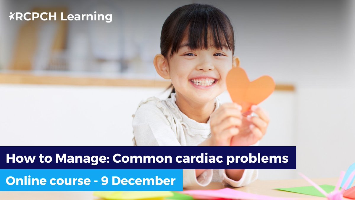 RCPCHtweets's tweet image. Level up your confidence in tackling cardiac issues you see every week. Practical, evidence-based guidance to improve care.

Register: rcpch.ac.uk/education-care…