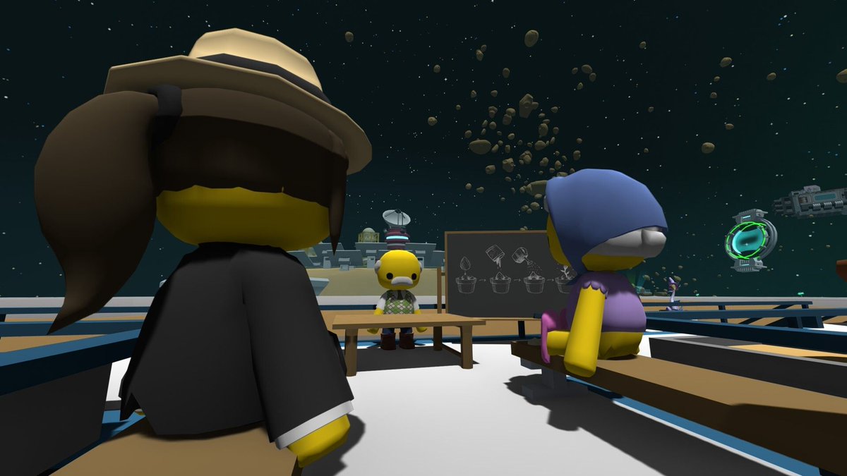 WobblyLifeDev's tweet image. Have you learned about the plants in space yet? If not visit Professor Peat in the Garden Dome! 🌻Luci had her first lesson last week!

#SpaceUpdate #WobblyLife #IndieGame #IndieDev