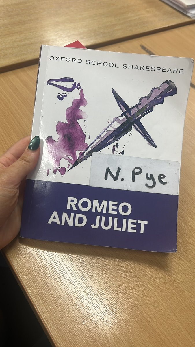 MissPye3's tweet image. Getting ‘Romeo and Juliet’ up on its feet in class today with S3! Act 1, Scene 5: the scene where Romeo and Juliet first meet. ❤️🎭