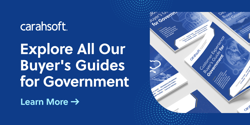 Explore all of <a href="/Carahsoft/">Carahsoft</a>'s Buyer's Guides for Government here... The guides include success stories and use cases across Public Sector agencies, recent policies and more: carah.io/CarahsoftBuyer…