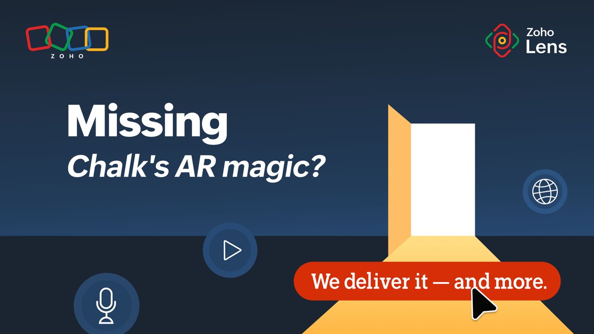 ZohoLens's tweet image. Navigating the aftermath of Vuforia Chalk’s discontinuation?  

Zoho Lens ensures continuity with effortless AR remote assistance and tools built for real-world support. 👀 

🔗Read more: zurl.co/8Ft4y 

#AugumentedReality #ZohoLens #RemoteSupport