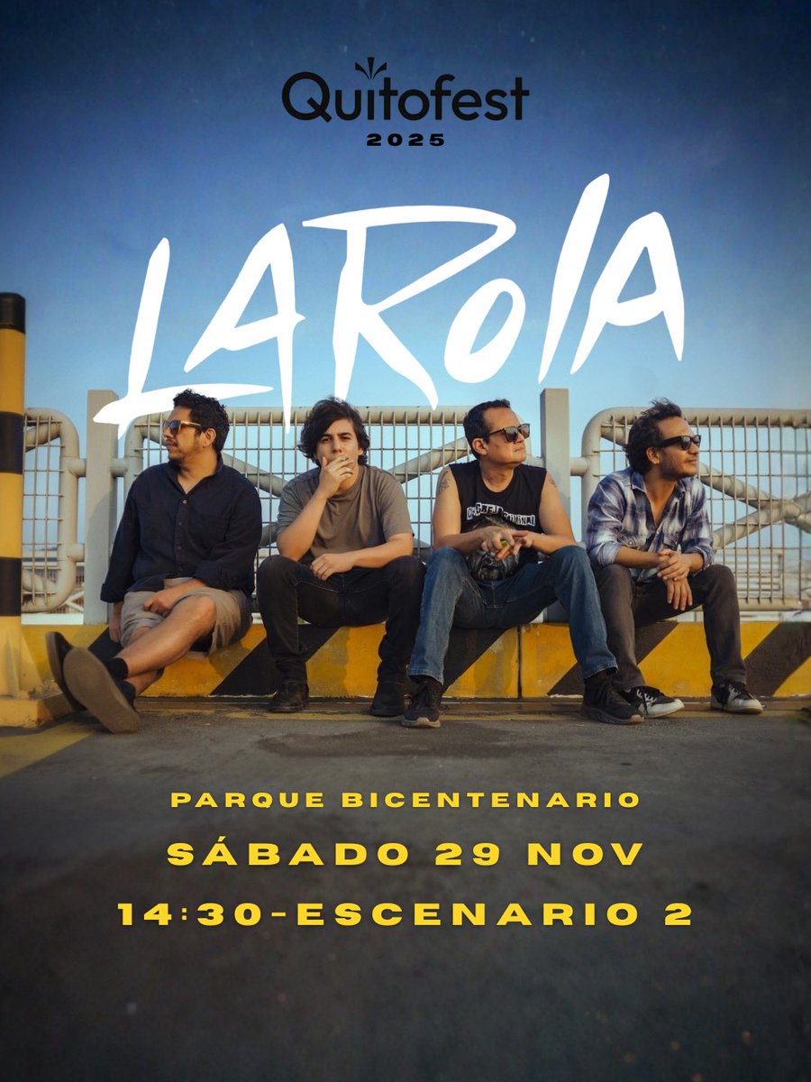 Nos vemos este sábado en el Quito fest 2025 🤘🏻🫶🔥💚