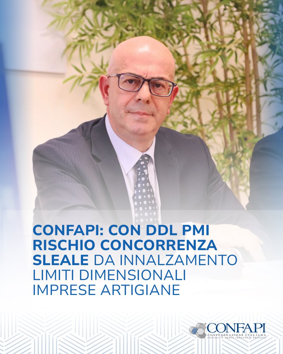 Confapi's tweet image. Confapi, rappresentata dal Vicepresidente @frances57038146, è stata audita dalla Decima Commissione di @Montecitorio - Attività produttive, commercio e turismo – in merito al Disegno di legge annuale sulle piccole e medie imprese
Leggi la notizia completa👉confapinews.confapi.org/news/confapi-a…