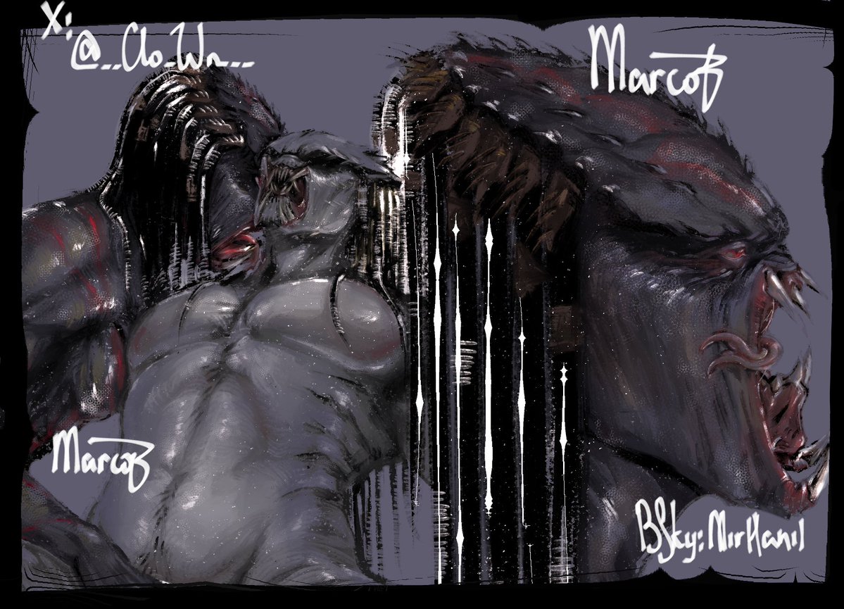 __Clo_Wn___'s tweet image. #predator #oc