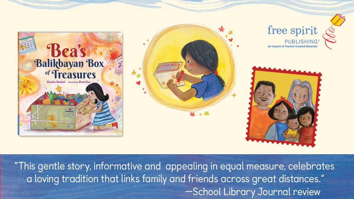 FreeSpiritBooks's tweet image. &quot;This gentle story, informative and appealing in equal measure, celebrates a loving tradition that links family and friends across great distances.&quot; -School Library Journal on Bea&apos;s Balikbayan Box of Treasures