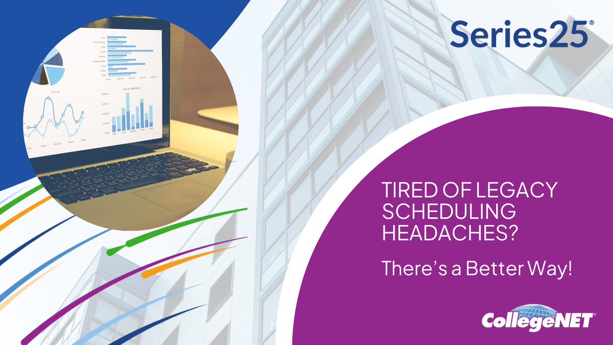 CollegeNET's tweet image. The idea of change can feel overwhelming, but with the industry&apos;s finest technology, seamless integration, and expert guidance every step of the way, upgrading to a superior scheduling solution is much easier than you think.