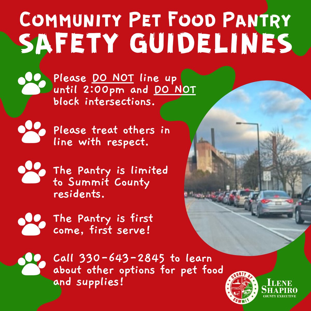 SummitExecutive's tweet image. 🎄The season of giving is near! 🎁 Stop by Summit County Animal Control on December 1st for FREE pet food and supplies! 🐾 

The pantry will run from 2:00-4:00 at 250 Opportunity Pkwy. Please use W. Bartges Street to Pier Drive for the drive-thru event. 🚘