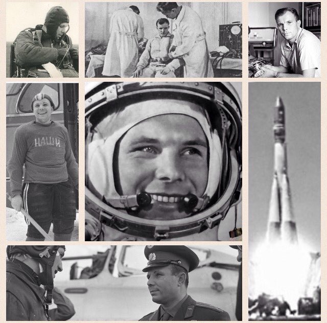 HistoryMattersX's tweet photo. @ChrisHelali #FirstInSpace Wednesday #12April 1961, Yuri Gagarin became the first human to venture into space aboard Vostok 1.  

Legendary Soviet pilot and cosmonaut.  

He died (34) in a plane crash on Wednesday 27 March 1968.  

#Gagarin #YuriGagarin
https://t.co/xj47CkP9gv https://t.co/BUiX2PGyn1
