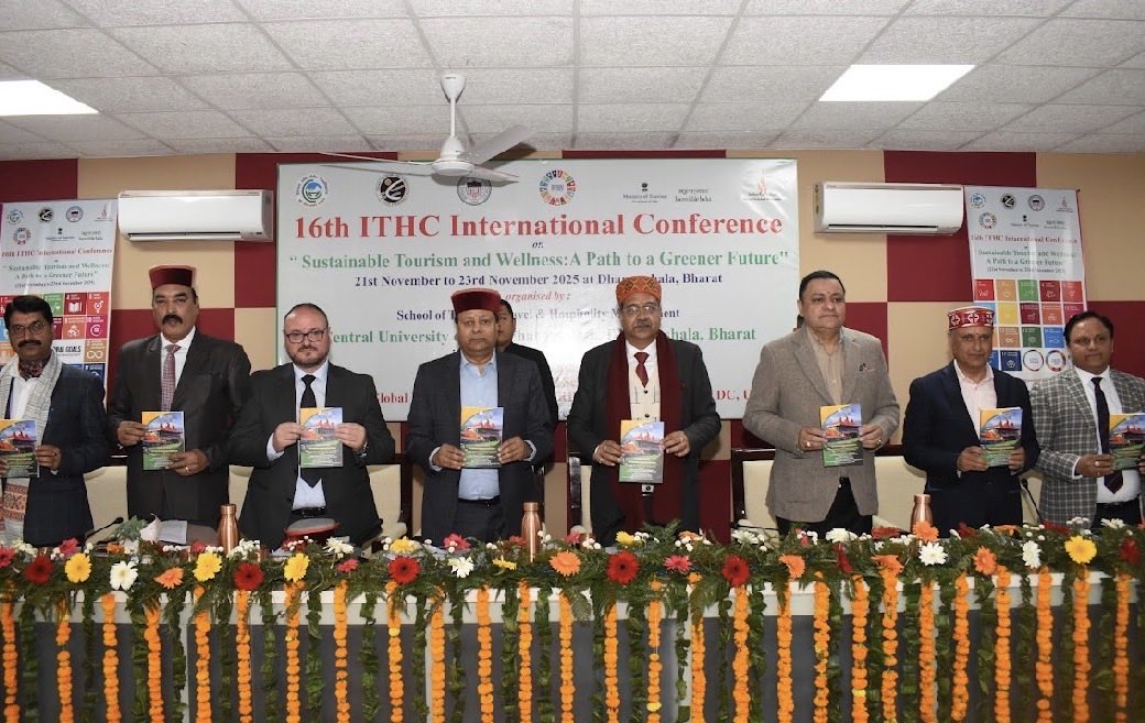 On 21 Nov 2025, the 16th ITHC Conference on “Sustainable Tourism &amp; Wellness” opened with powerful insights on policy innovation, ethical tourism, community models &amp; sustainability. An inspiring start to three days of learning and dialogue. #ITHC2025 #ITHC