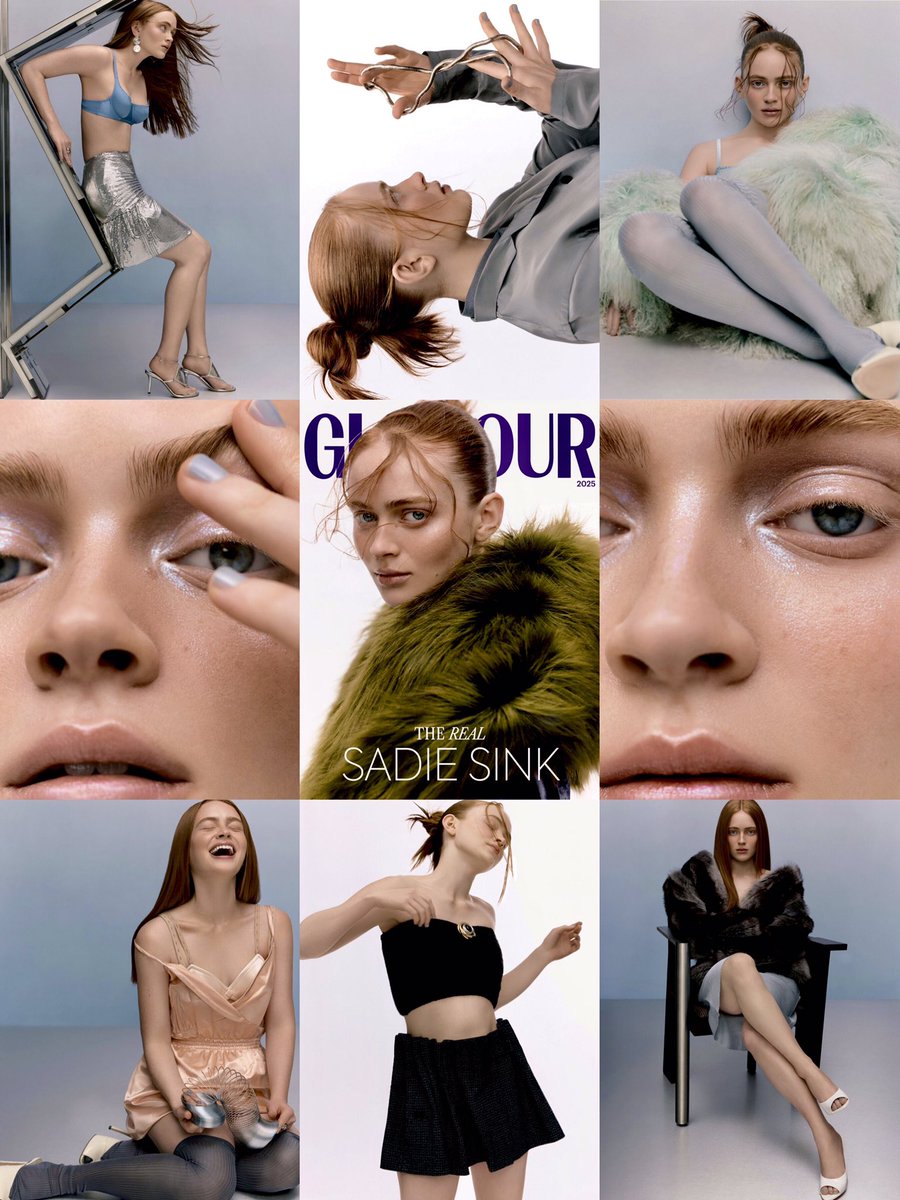 picsofsadie's tweet image. sadie sink for glamour magazine.