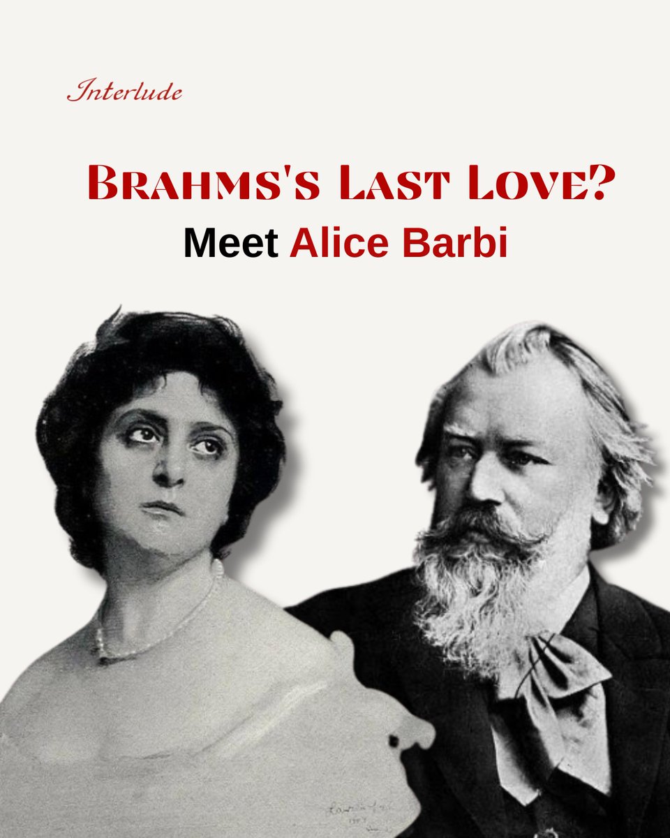 Was she Brahms’s final muse? 🎻❤️🎶

tinyurl.com/bdhyx6b9 

#Brahms #AliceBarbi #ClassicalMusic