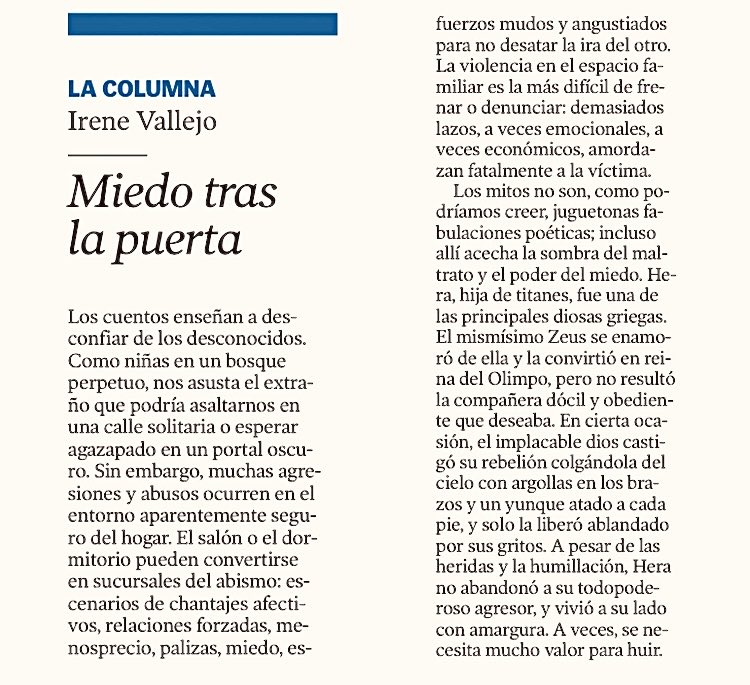 «El salón o el dormitorio pueden convertirse en sucursales del abismo».

<a href="/heraldoes/">Heraldo de Aragón</a> #25denoviembrediainternacionalcontralaviolenciadegenero