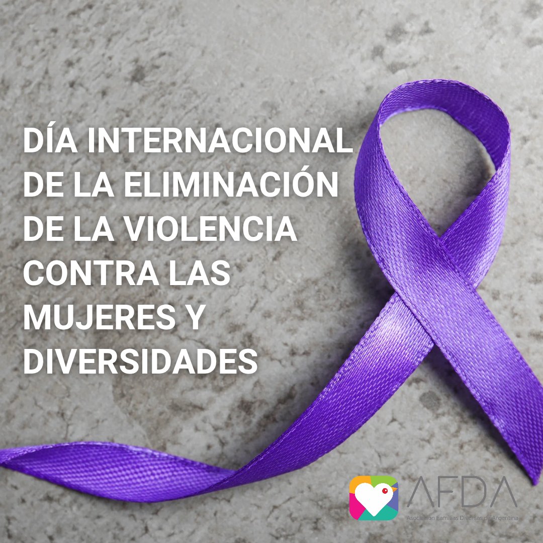 🟣 #25N | Día Internacional de la Eliminación de la Violencia contra las Mujeres y Diversidades

#NiUnaMenos #VivasLibresDiversas #DerechosHumanos #25Nov