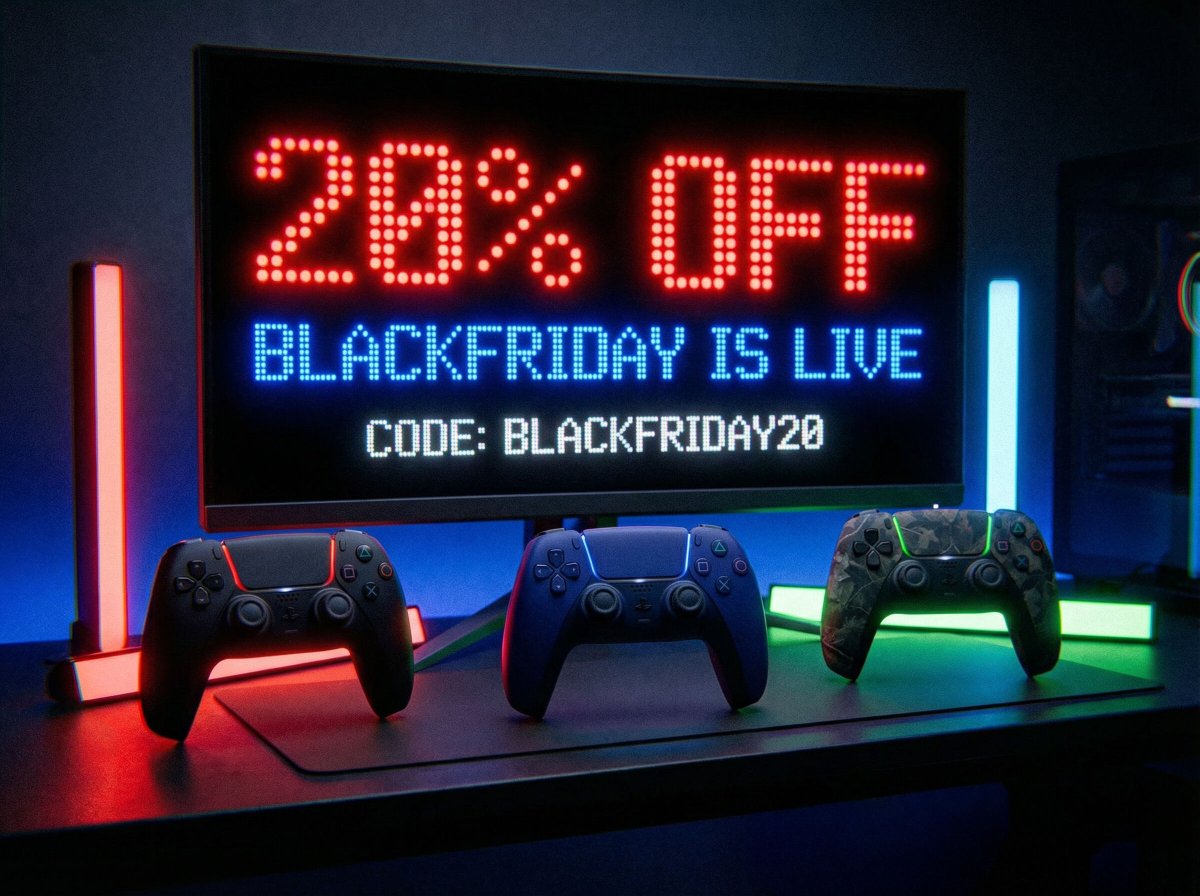 CinchGaming's tweet image. Cinch Black Friday is live! 

Save 20% OFF NOW.

#gaming #customcontroller #arcraiders
