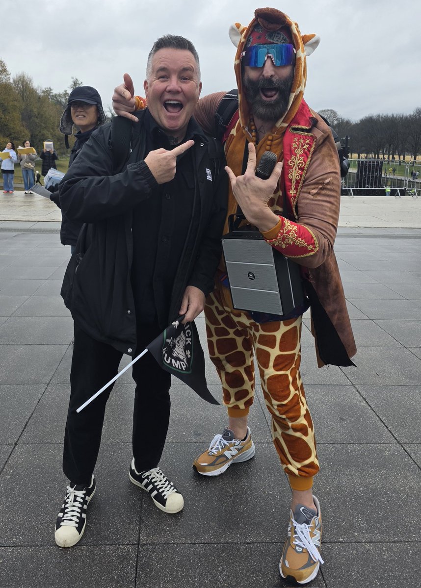 RobbyRoadsteame's tweet image. Amazing time storming the Capitol with Ken Casey of Dropkick Murphys at the Remove The Regime Rally! Boston Strong💙