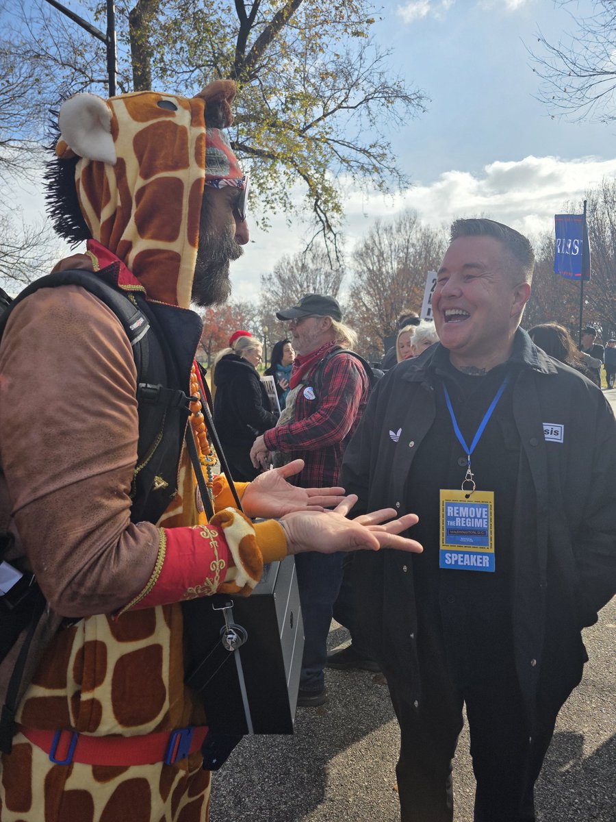 RobbyRoadsteame's tweet image. Amazing time storming the Capitol with Ken Casey of Dropkick Murphys at the Remove The Regime Rally! Boston Strong💙