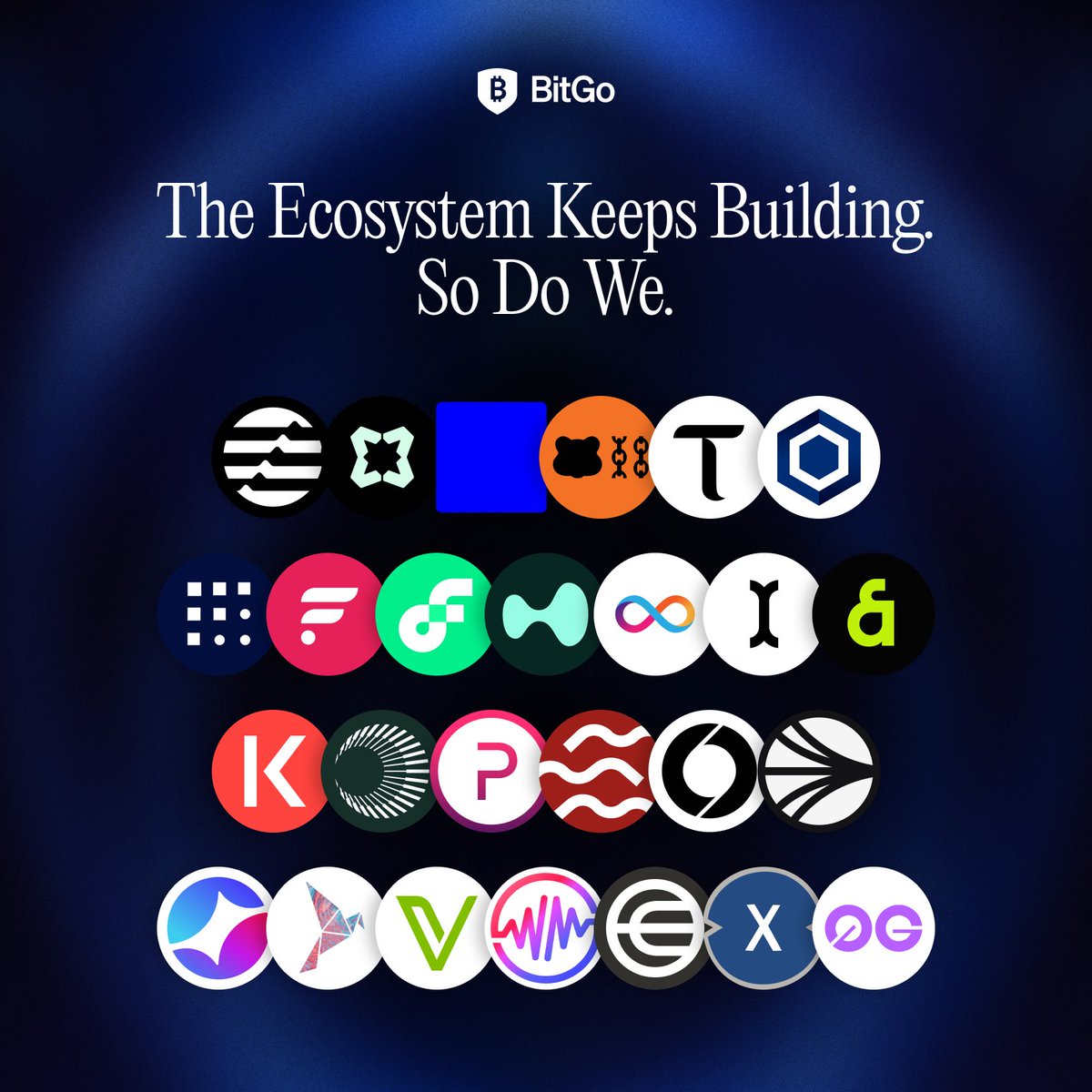 BitGo's tweet image. The crypto ecosystem keeps growing. So do we.

BitGo added support for 28 new blockchains in 2025, strengthening the infrastructure behind institutional digital assets.

Read more in our recent blog 👇