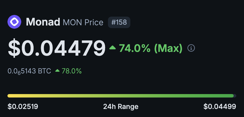 Flowslikeosmo's tweet image. CT told you to short $MON because it was going to zero.