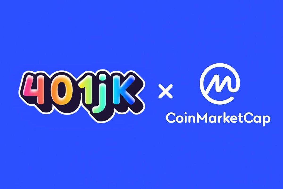 401_JK's tweet image. 401jK is officially verified on @CoinMarketCap