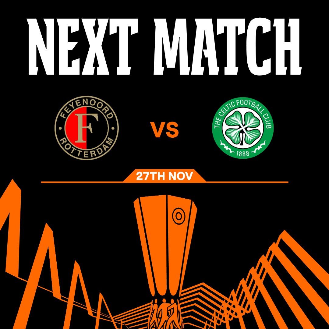 A classic European matchup in the #UEL 🇳🇱🔜

#FeyenoordCeltic | #CelticFC🍀