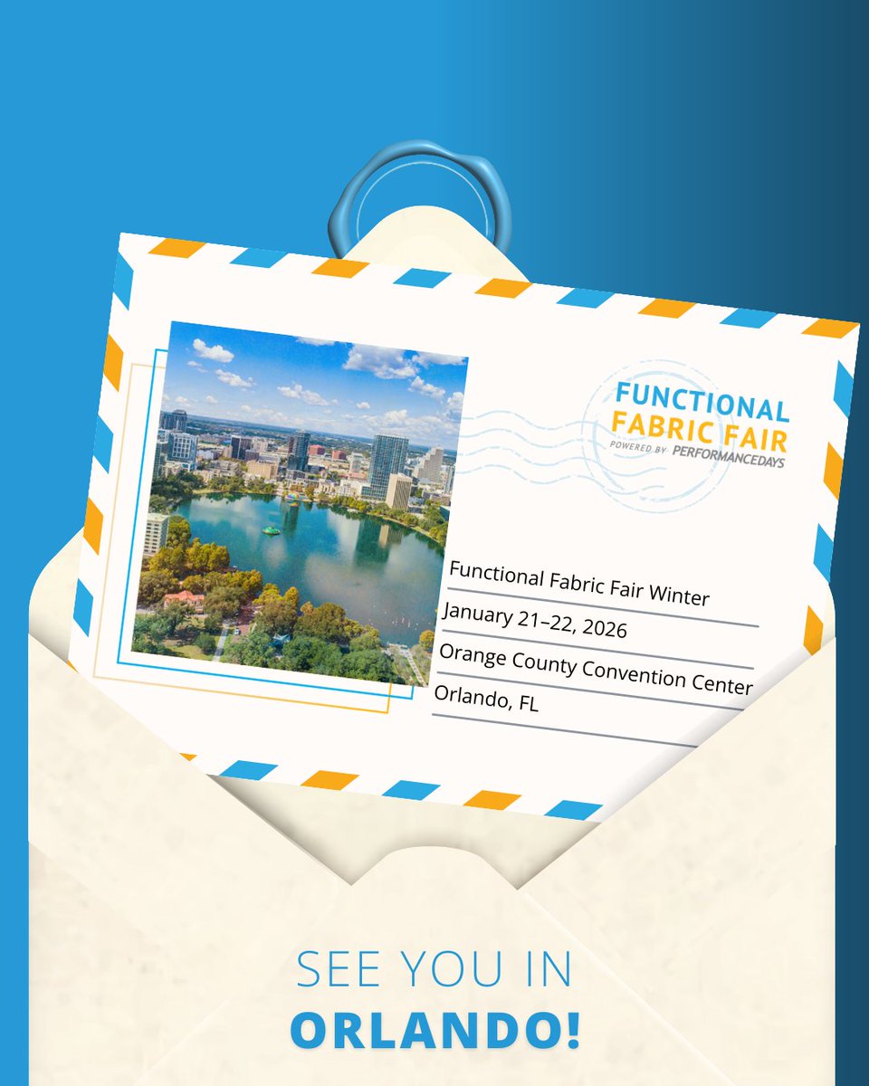 FunctionalFF's tweet image. We’re bringing performance innovation to Orlando! 🌟 Registration is OPEN for #FunctionalFabricFairWinter at the @PGAShow.

Join industry leaders, discover cutting-edge winterwear fabrics, &amp;amp; connect with the global apparel community at the @OCCC! Join us: bit.ly/3KvDWNH