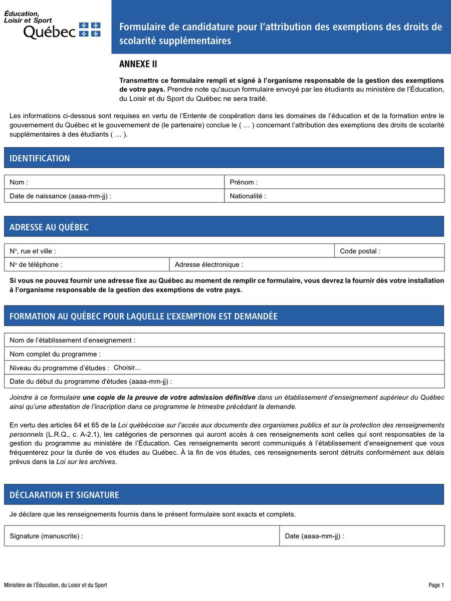 Appel à candidatures : Bourses d’exemption du Québec – Session d’Hiver 2026

#MESRI #BoursesQuébec #BoursesÉtudes #ÉtudiantsSénégalais #Bourses #Master #Licence #ÉtudesAuQuébec