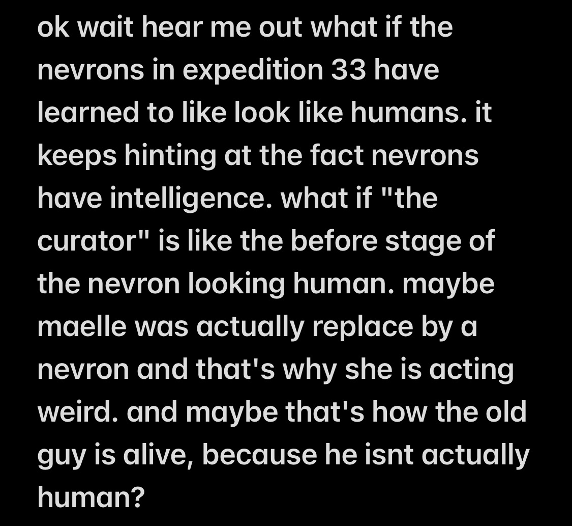 AFTER TAKING NOTES FROM MY FIRST 2 STREAMS I THINK I HAVE A THEROY FOR WHERE EXPEDITON 33 IS GOING