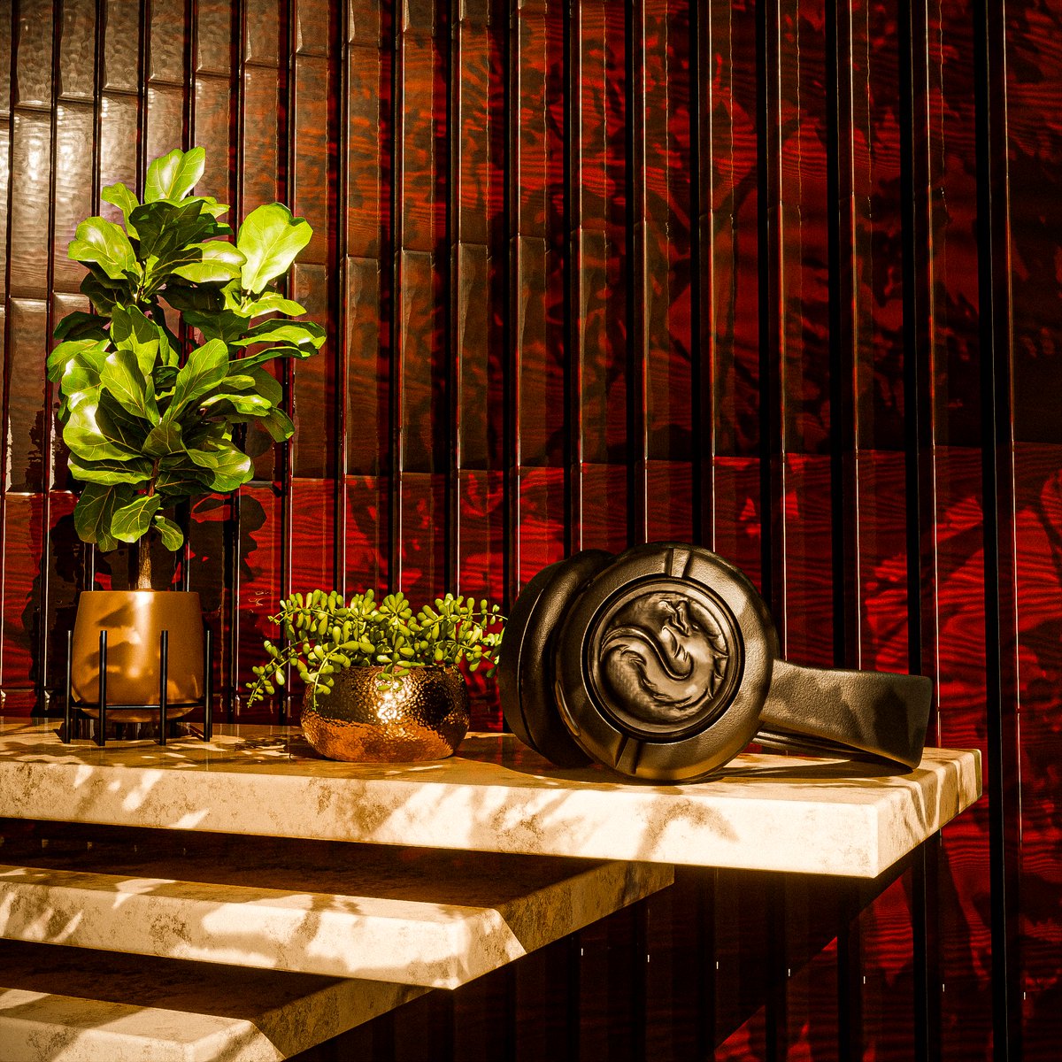 Falco3DR's tweet image. 🟤The Power of Gobos (Product Design: HeadPhones Visualization)🟤

Chasing that soft, calm atmosphere. Light. Motion. Serenity. Made in Blender.

#blender3d #productrender #3danimation #cyclesrender #3dartist #warmvibes #blendercommunity #cgiart #rendering #3dvisual