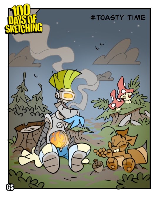 gs__artworks's tweet image. 100 Days of Sketching drawing challenge 2025
Todays prompt: toasty time 
#100daysofsketching #100days2025