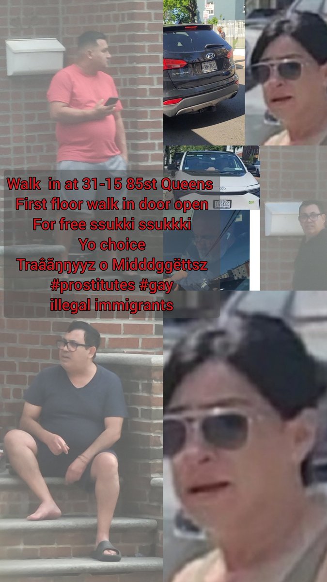 nycratpiglookou's tweet image. #rat 🐀 mïdgət guy and trªnŋy old hœ. plates LBM7631 on the clock July 24 6:30pm #Prostitutes #Undocumented #illegalimmigrants at 31-15 85st Queens they&apos;ll spend their lives in #prison. immgrants stealing privacy from Americans