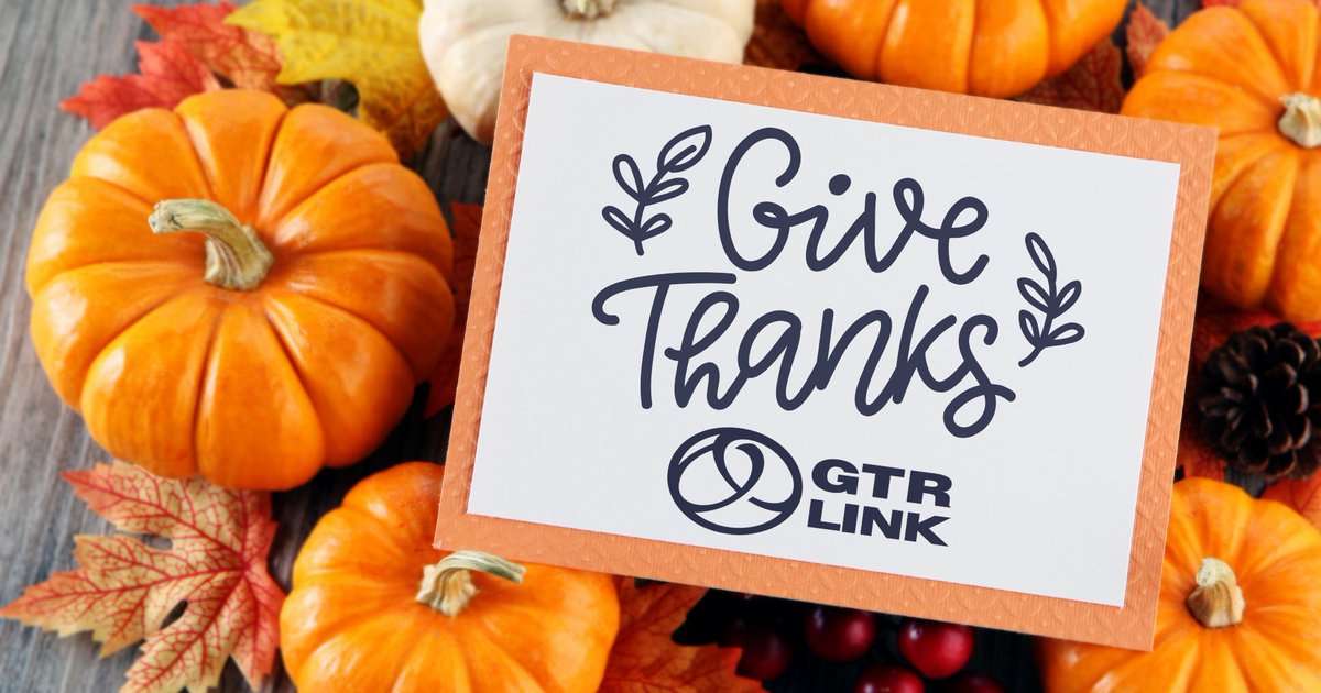 Happy Thanksgiving from all of us at the GTR LINK! We’re grateful for our partners and this incredible region we call home. #HappyThanksgiving2025