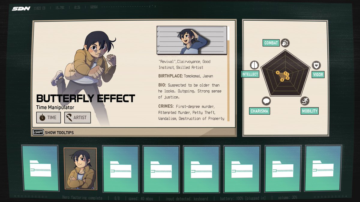 namifloof's tweet photo. got to make another one of the #dispatch character files, this time as a commission :3 

#dispatchart #fanart #erased https://t.co/p73qU7GnAP