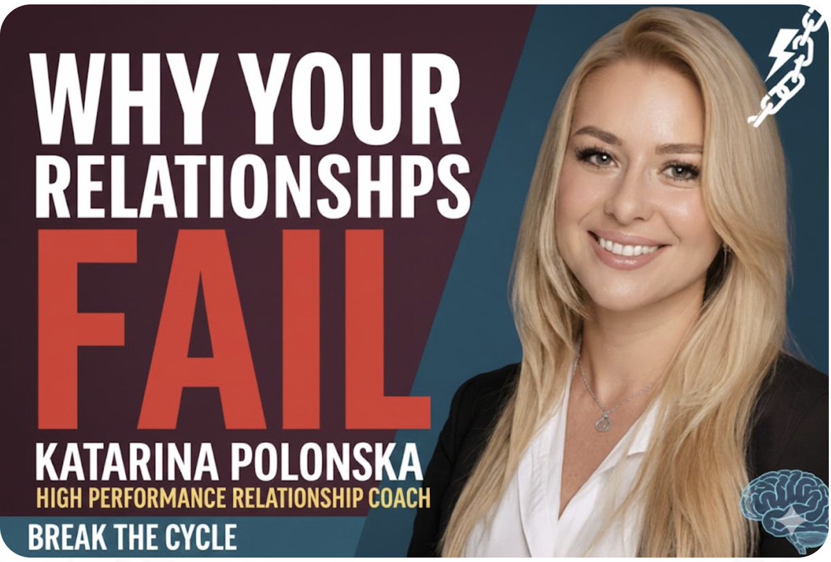 NewYorktitleins's tweet image. Failing Relationships...Is It You, or Your Attachment Style? Do You Ever Wonder?   

Katarina Polonska Breaks It Down!   

Watch here youtu.be/XrmmJiHsDgs?si… 

#relationships #marriage #Psychology #dating #coaching #divorce