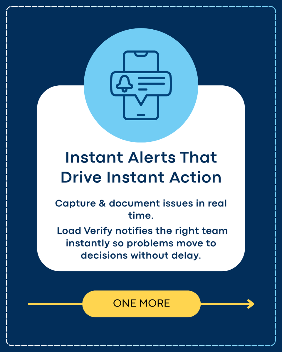 Smart_WHSE_LLC's tweet photo. Smarter Inspections. Faster Actions. Stronger Results. ⚡

Load Verify connects inspections, alerts, and claims into one seamless flow — helping logistics teams act faster and resolve issues before they cost you time or money.

🔗 https://t.co/1nAr5hlIGl https://t.co/DxlLqjJgLG