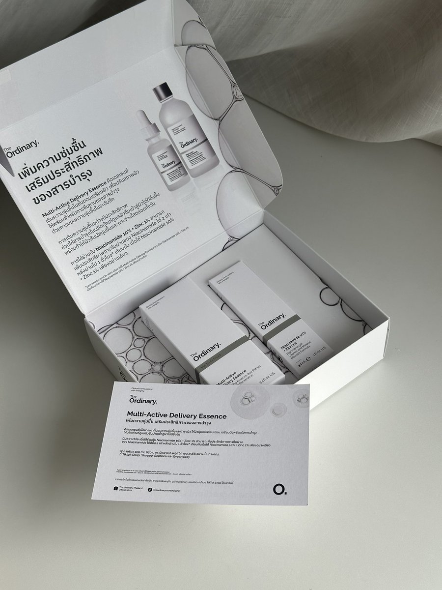 SungsungBlog's tweet image. คู่หูผิวใส ผิวชุ่มชื่น ใครอยากลอง The ordinary แต่ไม่รู้จะเริ่มตัวไหน แนะนำคู่นี้ โทนเนอร์+เซรั่ม Niacinamide รับจบ ผิวดีแน่นอน !!