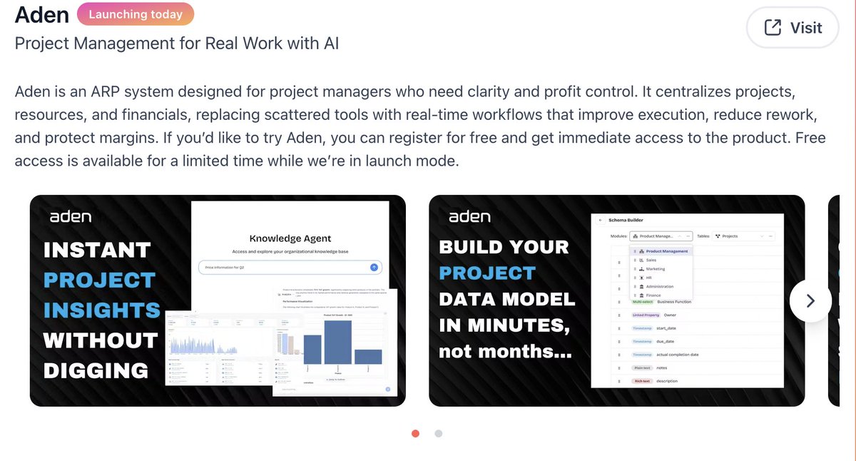 aden_hq's tweet image. We just launched on Product Hunt! 🚀
Your feedback, support, and upvotes mean the world to us.
Here is the link: producthunt.com/products/ai-po…