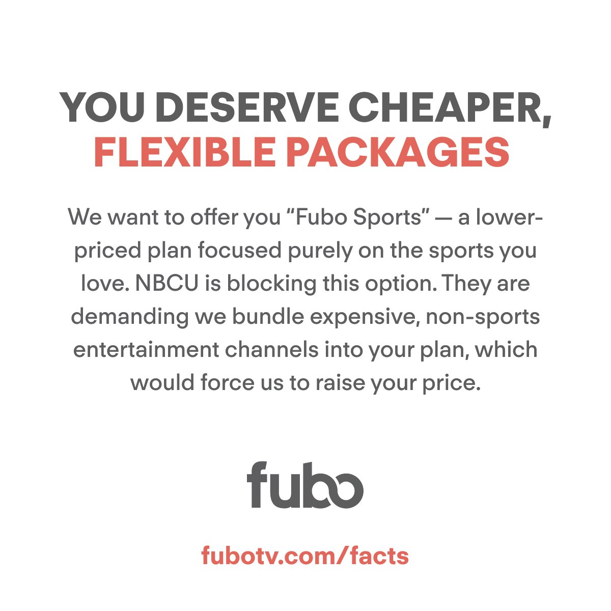 Fubo PR tweet media