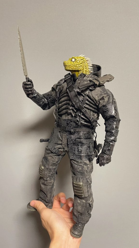 SilverNinja00's tweet photo. プチバズしたので写真追加するね

スリーゼロ ドロヘドロ 1/6 カイマン
#dorohedoro https://t.co/dWB9JMnT65