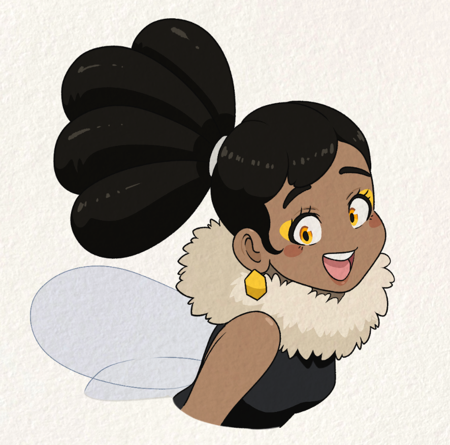 「Bee girl very cute must redraw」|Aaron Schmitのイラスト