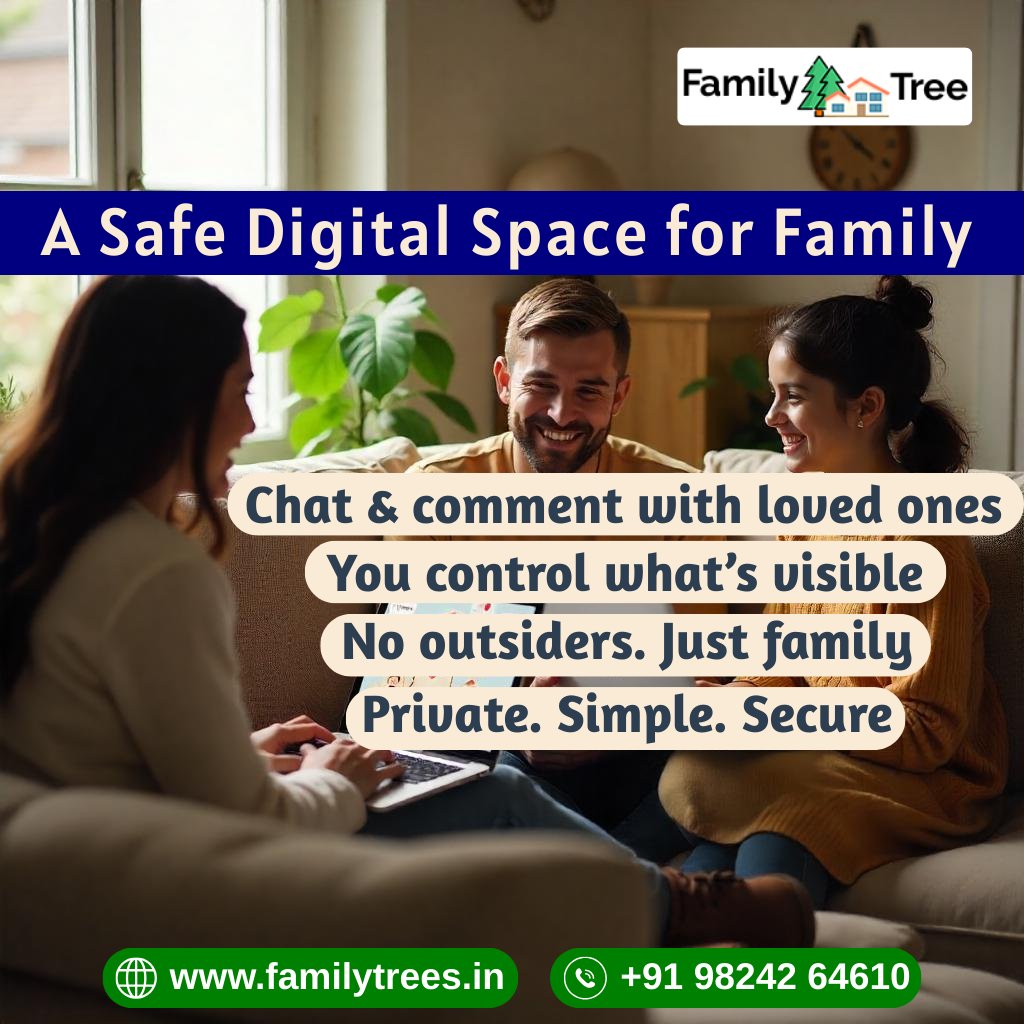 PS_Promoter's tweet image. Private &amp;amp; secure.
Just your family. No outsiders.
Stay connected where it matters 💬
 👉 familytrees.in
 #FamilyTree #SafeNetwork #India