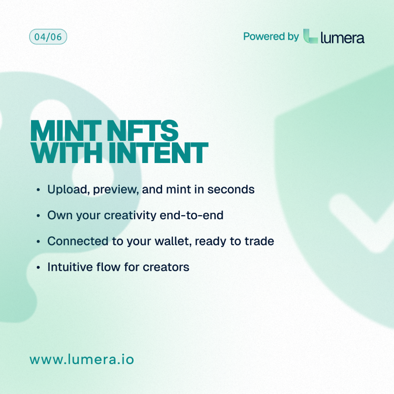 lumera's tweet photo. Web3 shouldn’t feel fragmented.

Lumera Hub unifies your entire experience: wallet, swaps, staking, NFTs, AI tools, ecosystem, and governance.

See what an integrated future looks like.