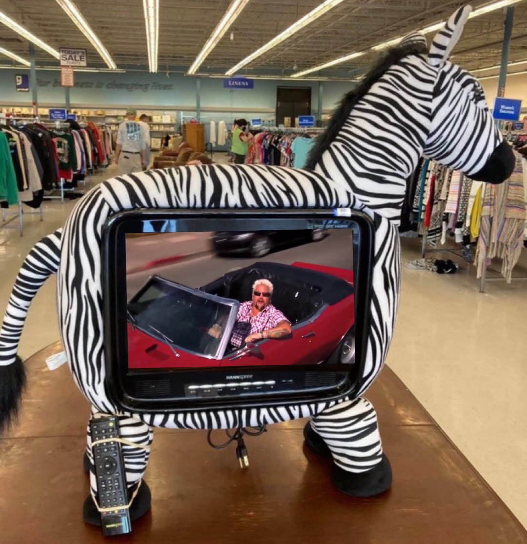 Watching just the way Guy Fieri intended