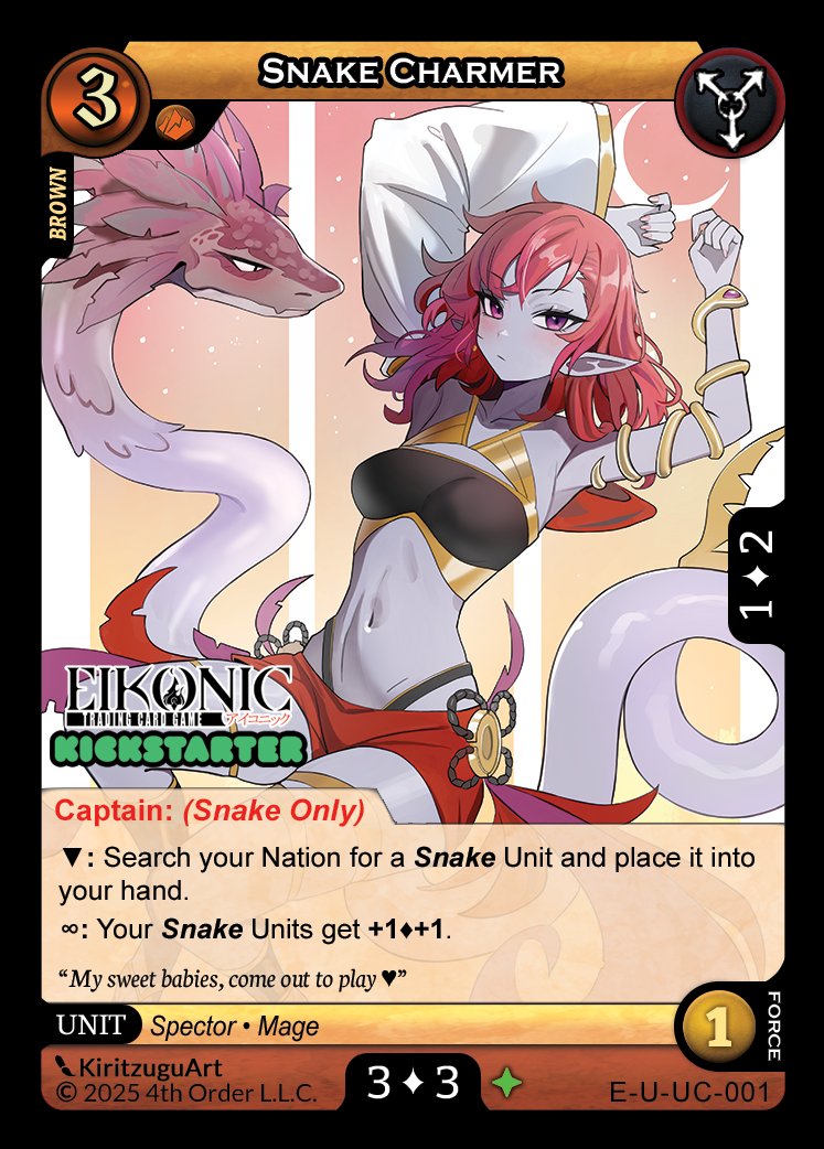 I Made an illustration for this card game! look how cute she looks! make sure to check it out!
i'm pretty proud of the snake owo