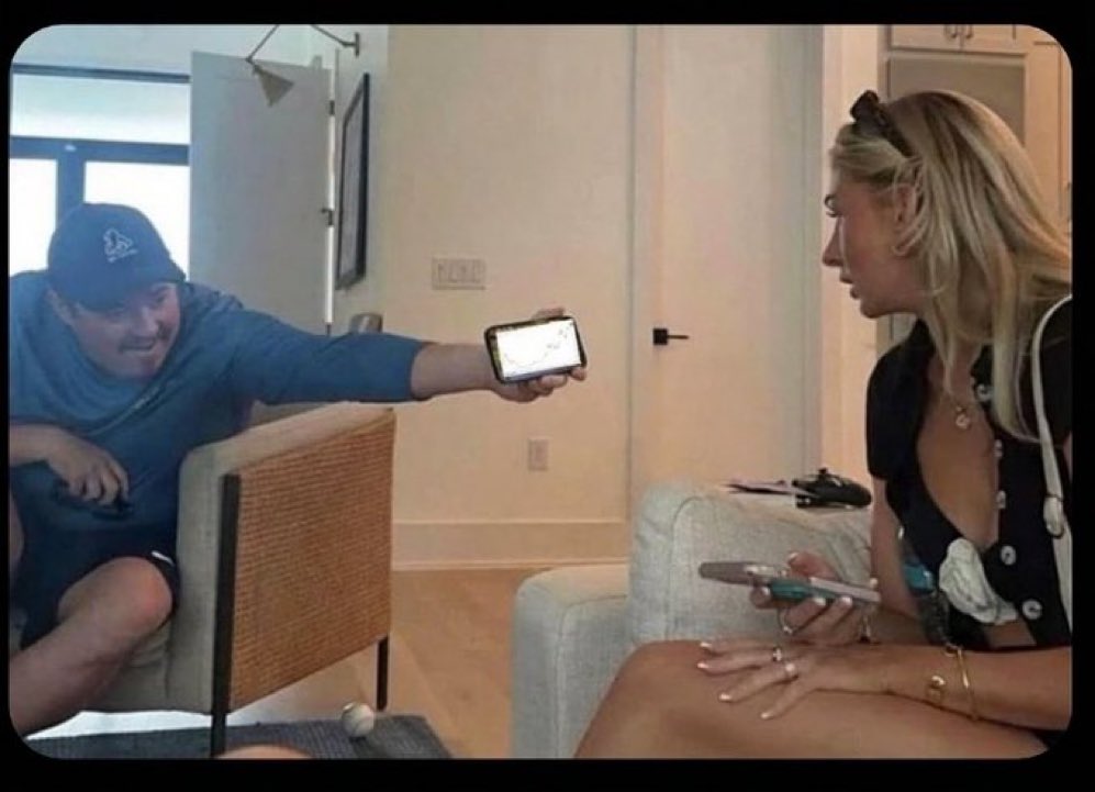 comic's tweet image. Look babe the $1,000,000 we invested in $MSTR is worth $300,000 but we have 2x more bitcoin per share