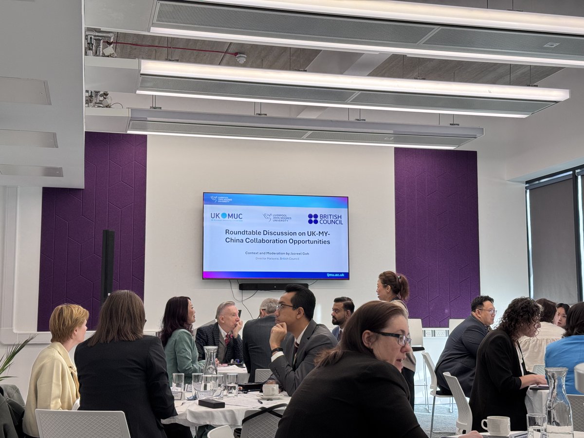 jamescapeweb's tweet image. We were delighted to provide A/V support for the UK-Malaysian University Consortium Roundtable at CENTRAL TECH this month 🎤

#AVEvent #AVSupplier #AVSolutions #CorporateAV #EventsAV #AVHire #LiverpoolEvents #LiverpoolConferences #LiverpoolAV #CENTRALTECH